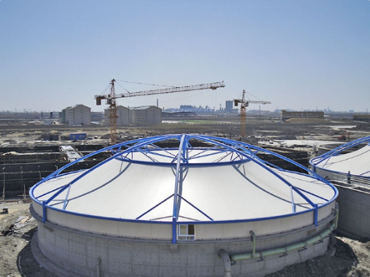 陇南市污水池加盖膜结构体育看台 - 厂家